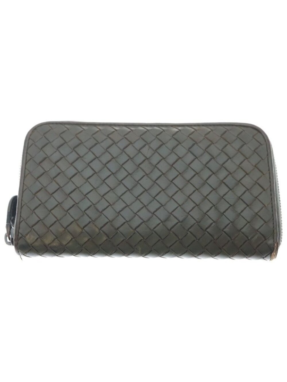 Bottega Veneta Intrecciato Wallet Khaki